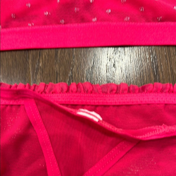 Pink Lingerie Set with Heart Accents- large - Picture 8 of 8